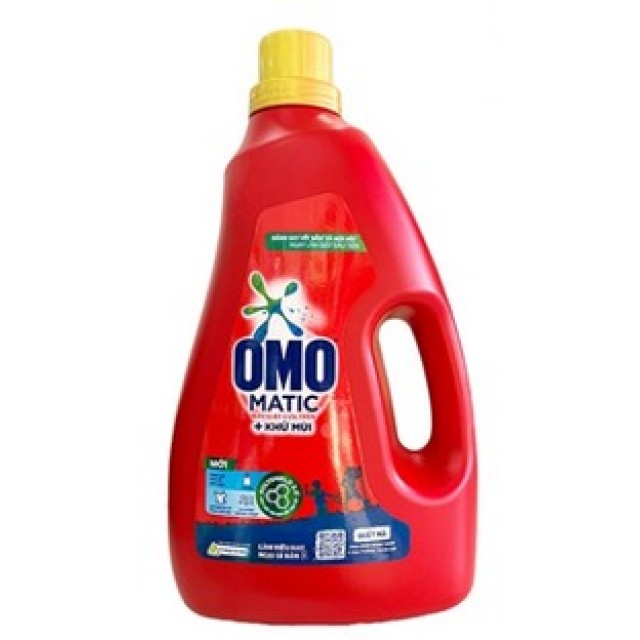 Nước giặt màng chắn kháng bẩn Omo Matic cửa trên chai 2.7kg, OMO 洗衣清 （980）2.7kg