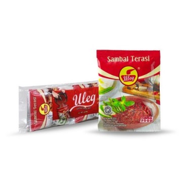 uleg Sambal Terasi sachet 蝦膏辣椒醬 10ps
