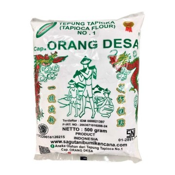 tepung tapioka cap bumi kencana 500g 樹薯粉